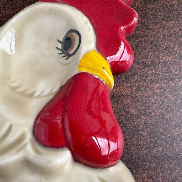 Hand-Painted Ceramic Chicken Spoon Rest - Picture 2 of 7